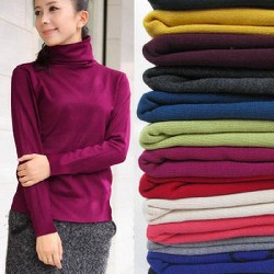 秋と冬 新しい ルーズ 高い襟 長袖 ニット製品 セーター 