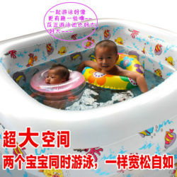 大きい赤ん坊のプール、インフレータブルスイミングプールの肥厚デュアル排水