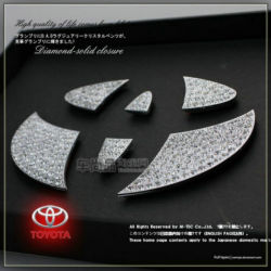 車のロゴ トヨタ ダイヤモンドのロゴ  カムリ レイツ クラウンカード ローラ車標準 車のステッカー 装飾的なステッカー 