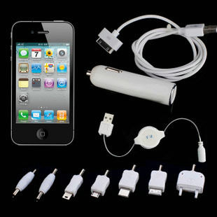 ユニバーサル 電話 車 充電器 USB 1〜8 iphoneで アップル 充電器