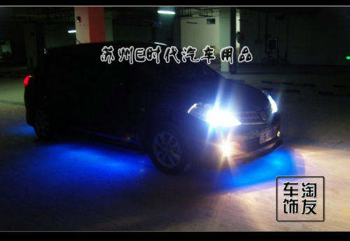 日産  ティーダ  高輝度  ブルー  LED  シャーシライト  車のライト