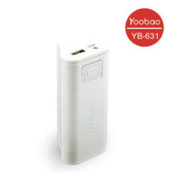 カーニバル YB631 高容量 バッテリー ポータブル モバイル電源 チャージ 6600ミリアンペア