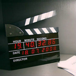 独創的 ディレクター 主導 電子時計 映画 確定 目覚まし時計 カレンダー時計 クロック ピラミッド タイマー