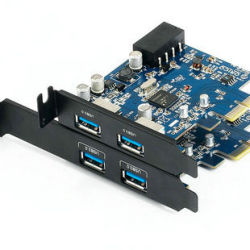 ORICO PNUS3-2P デスクトップ PCI-E 2ハブ USB3.0 拡張カード NECチップ