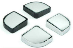 小さな丸い鏡  広角レンズ  補助ミラー  扇状  カーアクセサリー （ペア）