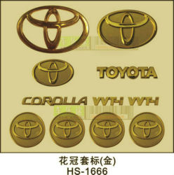 ロゴ トヨタ 改装 トヨタ 花冠 11セット 【ゴールド】