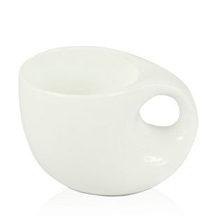ボーンチャイナカップ  セラミックカップ  真っ白い  質素  巻貝の形  クリエイティブスタイル  シンプル