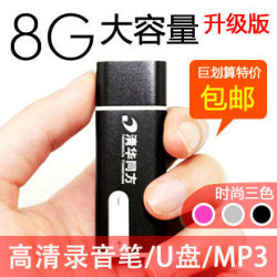 ペン型ボイスレコーダー   USBメモリー型  ミニ  HD  プロ   8G  本物  特価