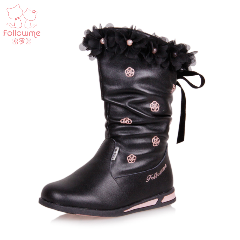 靴 キッズシューズ 女の子ブーツ 長靴 本革製 冬 韓国設計 お洒落 ちょっと大人っぽく