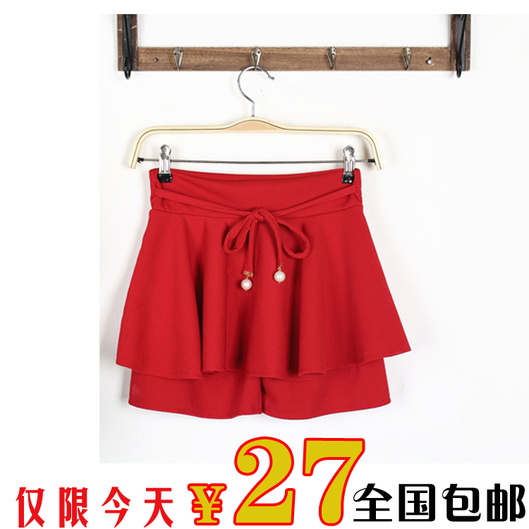  女性用パンツ レッドハンズポン ズボンとスカート兼用 アコーディオンプリーツスカート