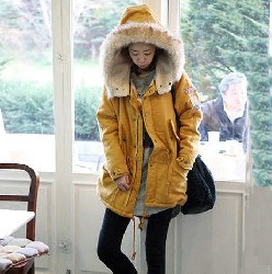 2013新作 レディス 韓国風 ラムウール 厚手 ファッション 綿入れ コート